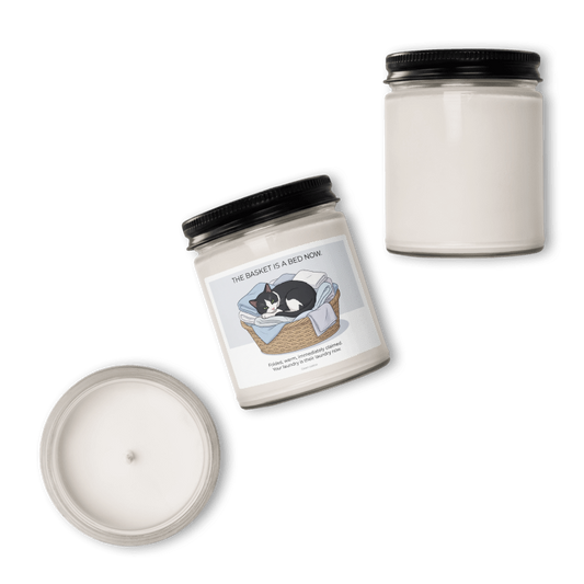 The Basket is a Bed Now Scented Soy Candle