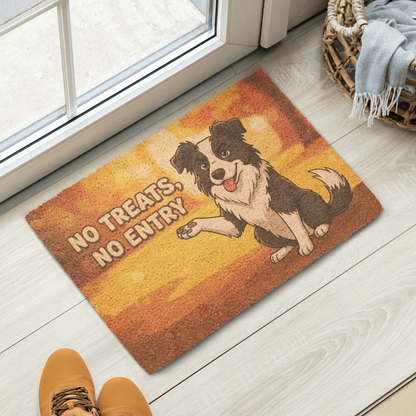 No Treats, No Entry Doormat