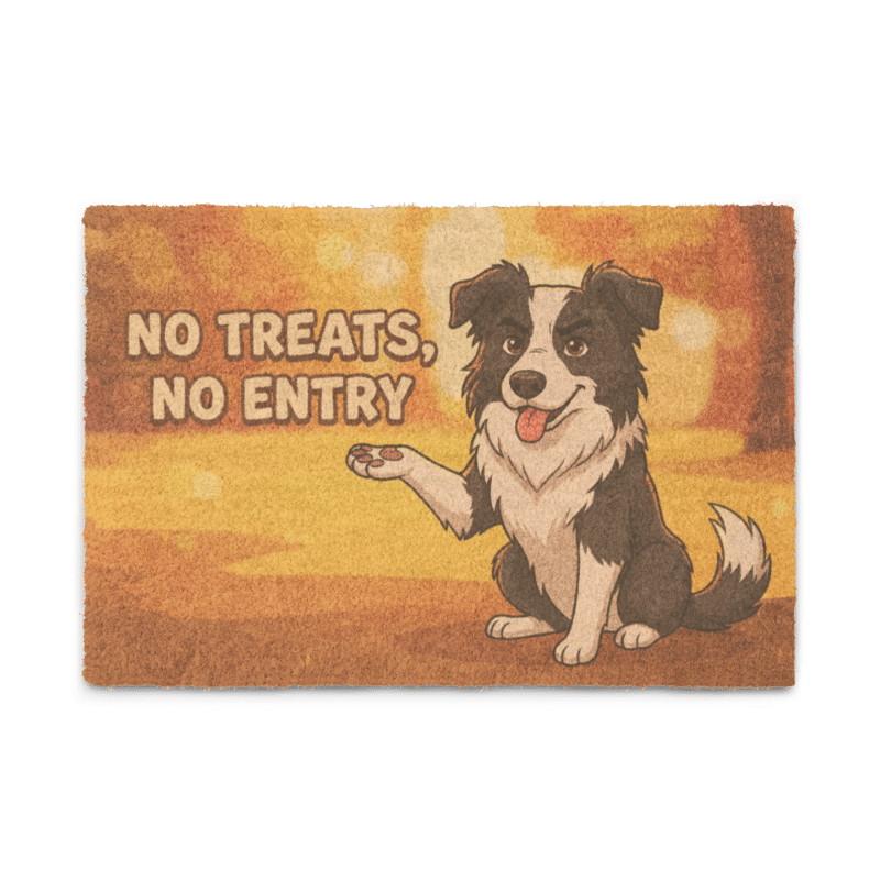 No Treats, No Entry Doormat