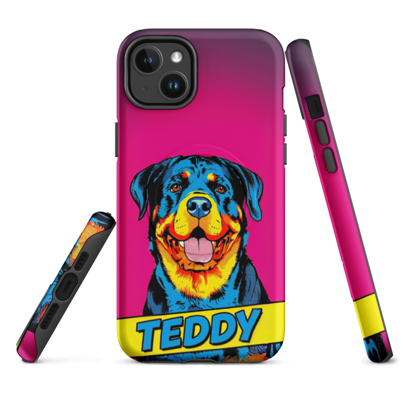 Pop Art Pet Portrait Case for iPhone 14 Plus