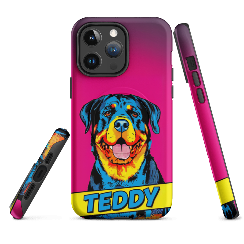 Pop Art Pet Portrait Case for iPhone 14 Pro Max