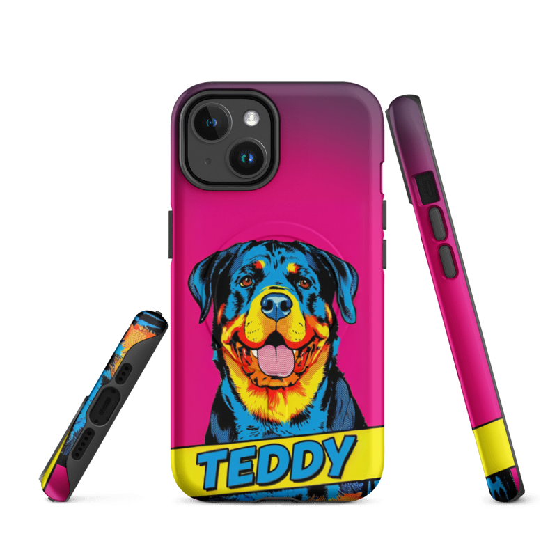 Pop Art Pet Portrait Case for iPhone 14