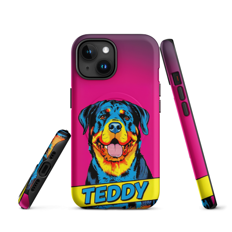 Pop Art Pet Portrait Case for iPhone 15
