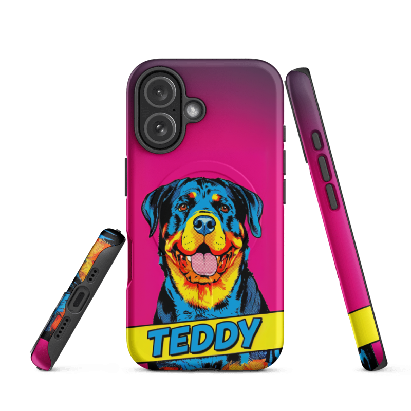 Pop Art Pet Portrait Case for iPhone 16