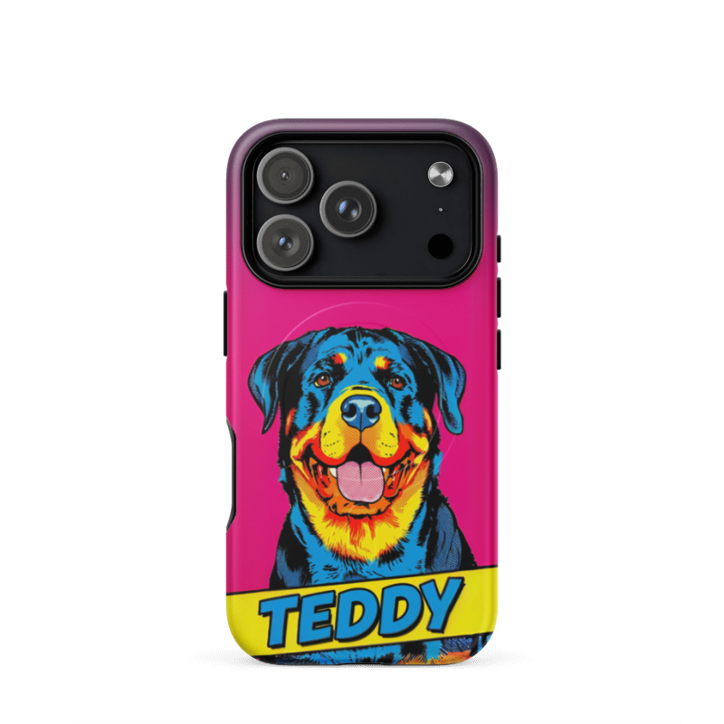 Pop Art Pet Portrait Case for iPhone 17 Pro