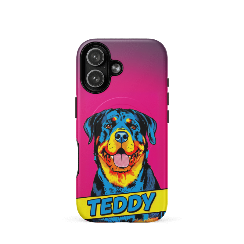 Pop Art Pet Portrait Case for iPhone 17