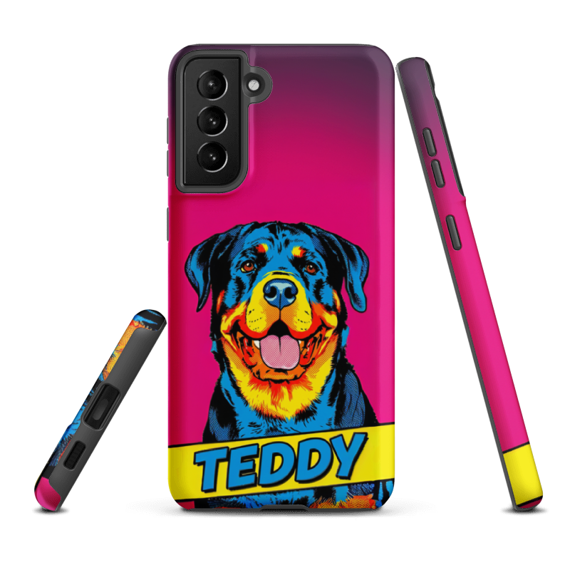Pop Art Pet Portrait Case for Samsung Galaxy S21 Plus