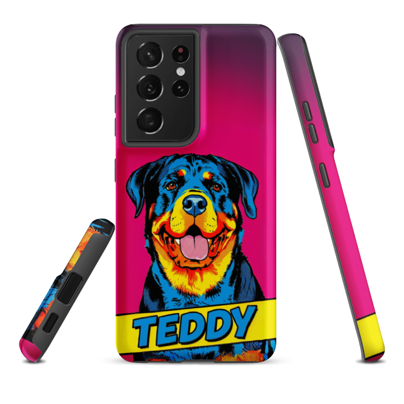 Pop Art Pet Portrait Case for Samsung Galaxy S21 Ultra