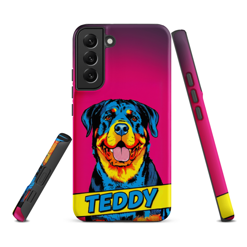 Pop Art Pet Portrait Case for Samsung Galaxy S22 Plus