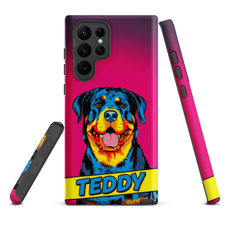 Pop Art Pet Portrait Case for Samsung Galaxy S22 Ultra
