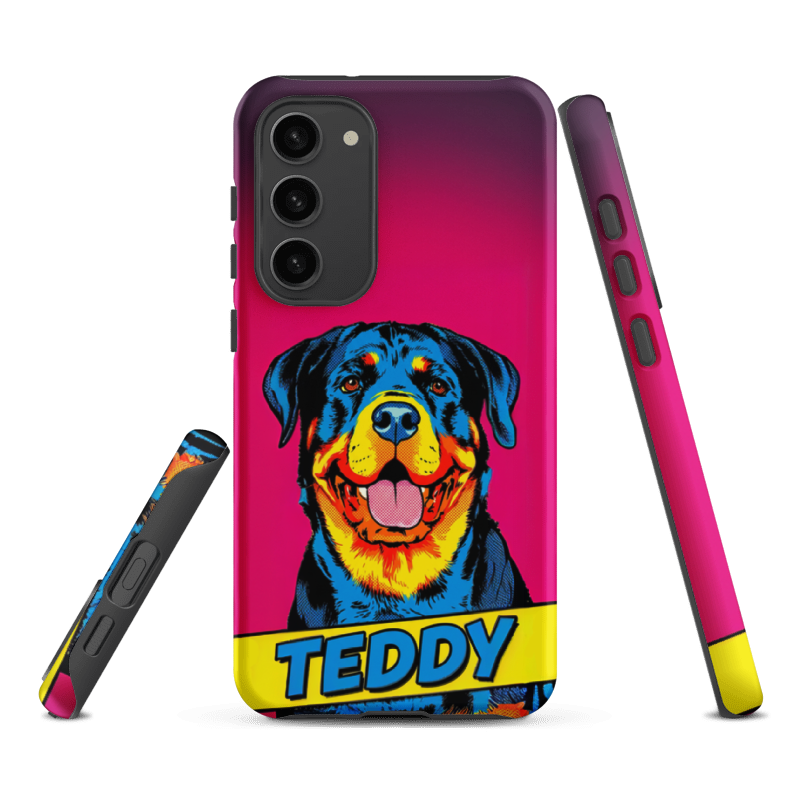Pop Art Pet Portrait Case for Samsung Galaxy S23 Plus