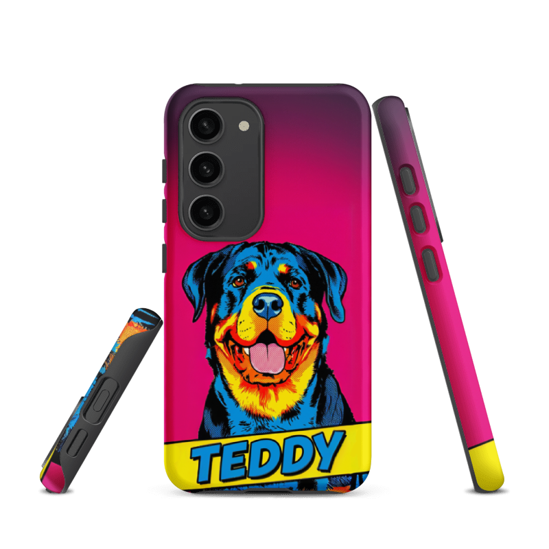 Pop Art Pet Portrait Case for Samsung Galaxy S23