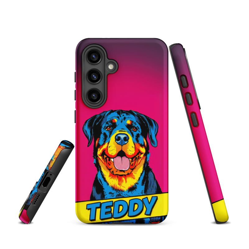 Pop Art Pet Portrait Case for Samsung Galaxy S24