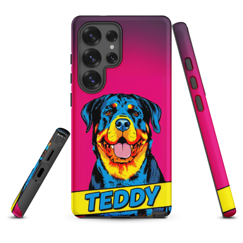 Pop Art Pet Portrait Case for Samsung Galaxy S25 Ultra