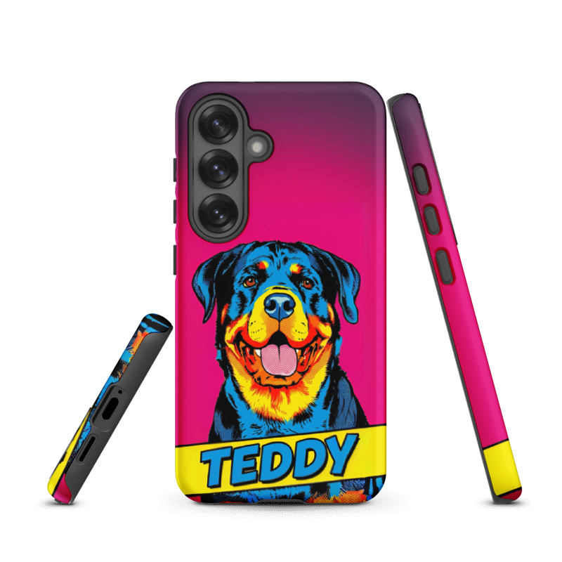 Pop Art Pet Portrait Case for Samsung Galaxy S25