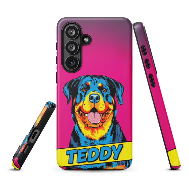 Pop Art Pet Portrait Case for Samsung Galaxy S26 Plus