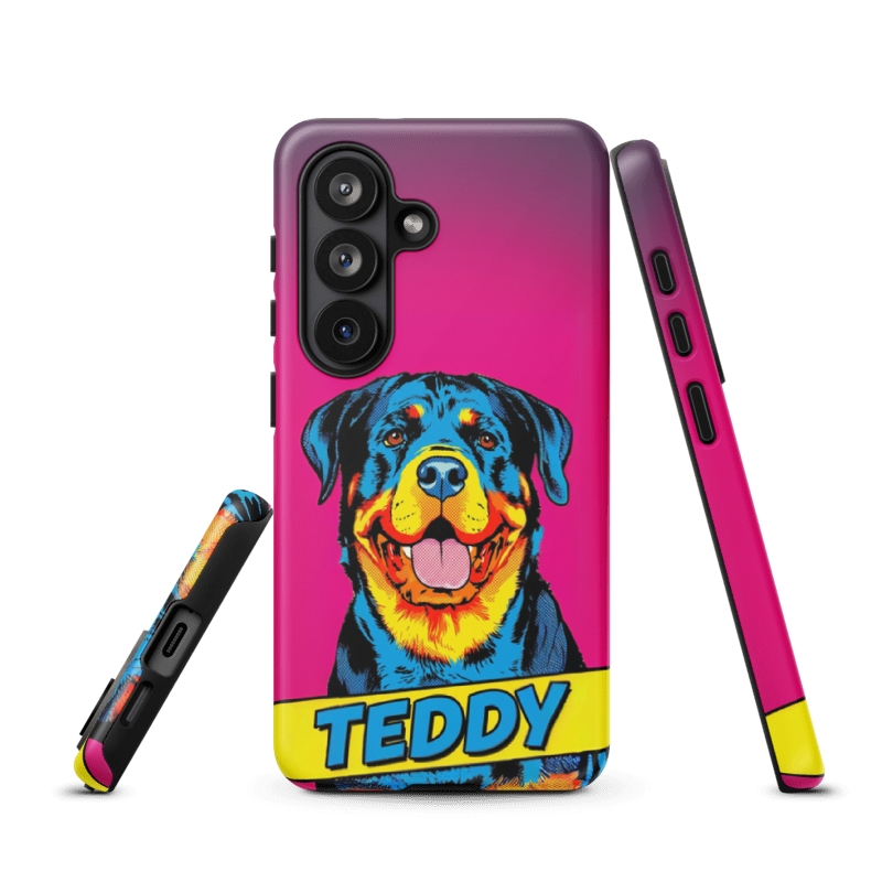 Pop Art Pet Portrait Case for Samsung Galaxy S26