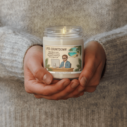PTO Countdown Scented Soy Candle