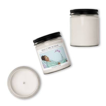 Self-Care Sunday Scented Soy Candle