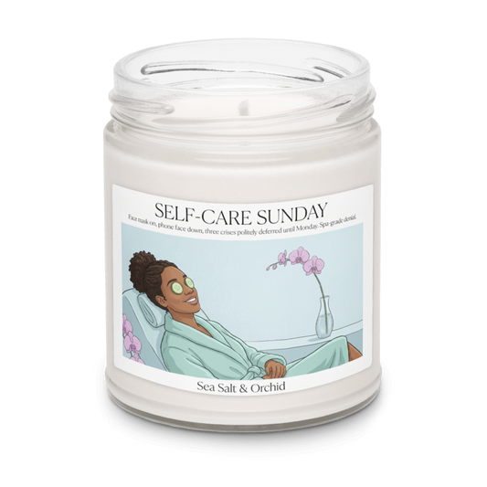 Self-Care Sunday Scented Soy Candle