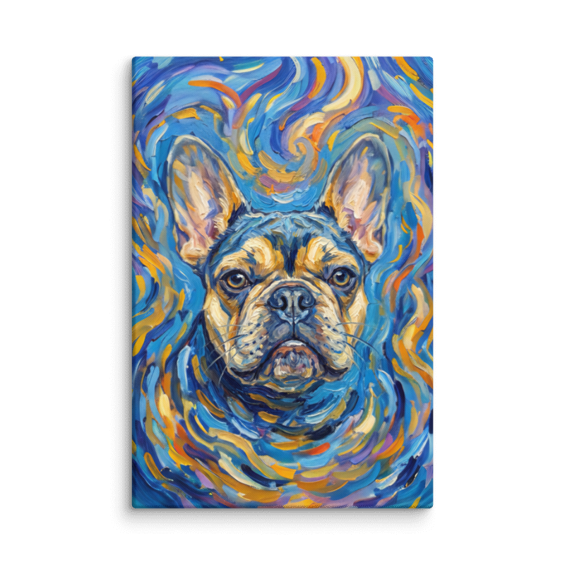 Starry Night Pet Portrait Canvas Print 20x30