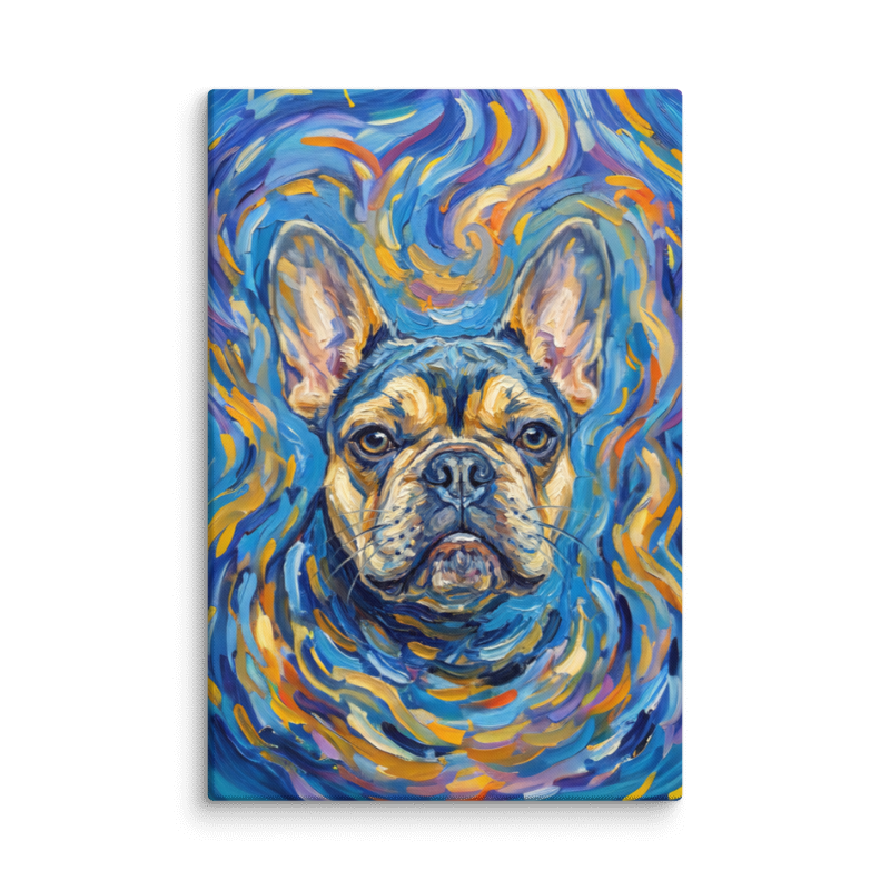 Starry Night Pet Portrait Canvas Print 32x48
