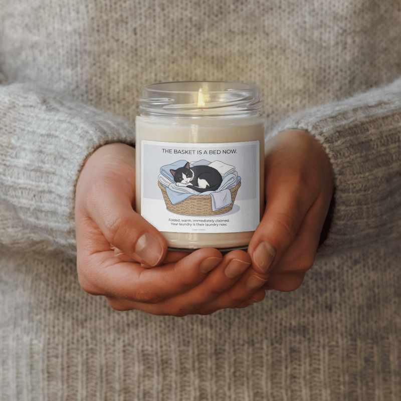 The Basket is a Bed Now Scented Soy Candle