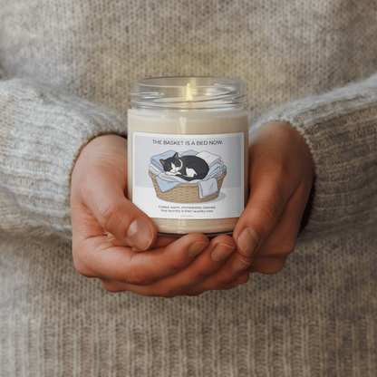 The Basket is a Bed Now Scented Soy Candle