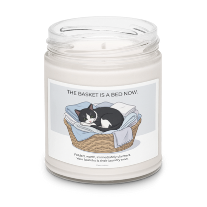 The Basket is a Bed Now Scented Soy Candle