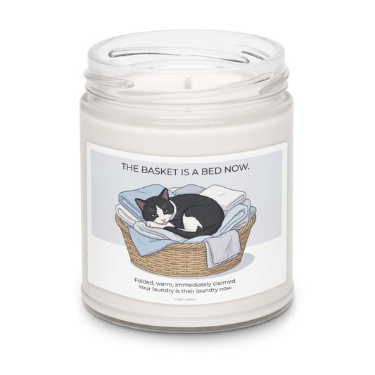 The Basket is a Bed Now Scented Soy Candle