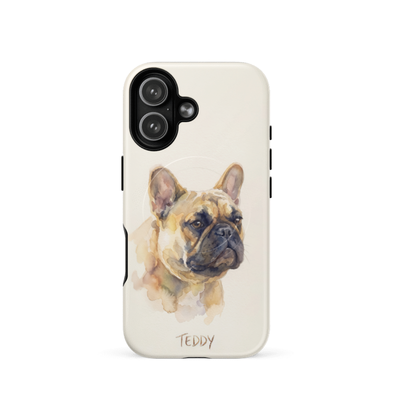 Watercolor Pet Portrait Case for iPhone 17