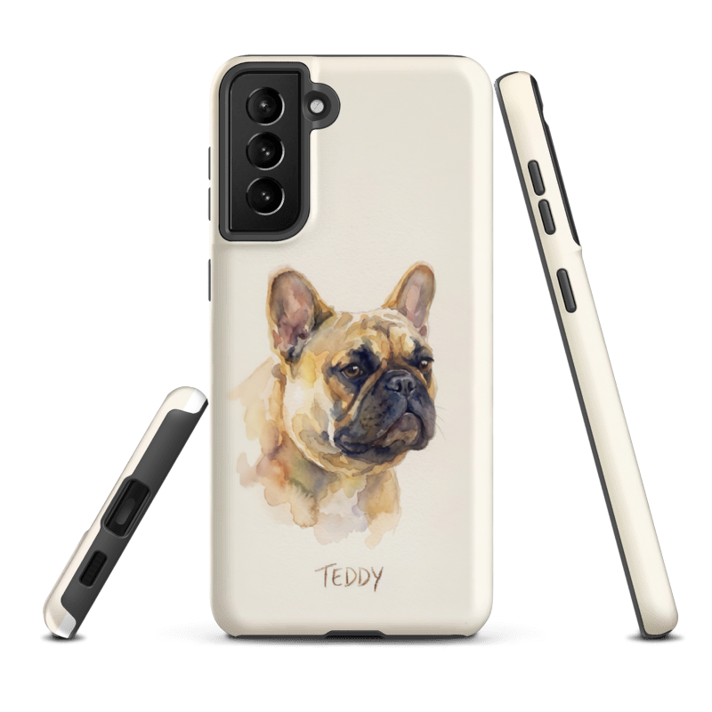 Watercolor Pet Portrait Case for Samsung Galaxy S21 Plus