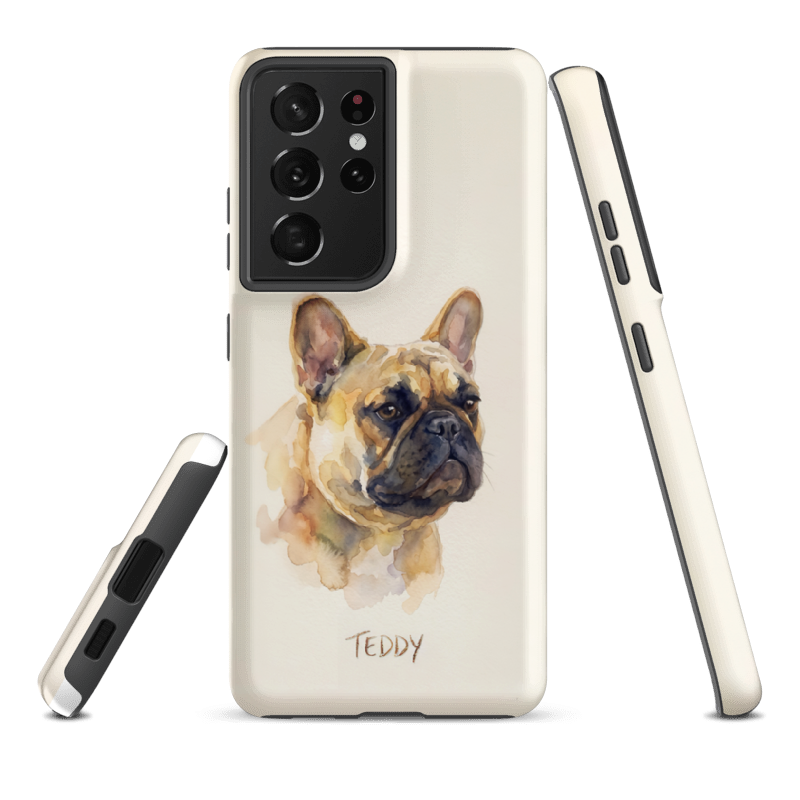 Watercolor Pet Portrait Case for Samsung Galaxy S21 Ultra