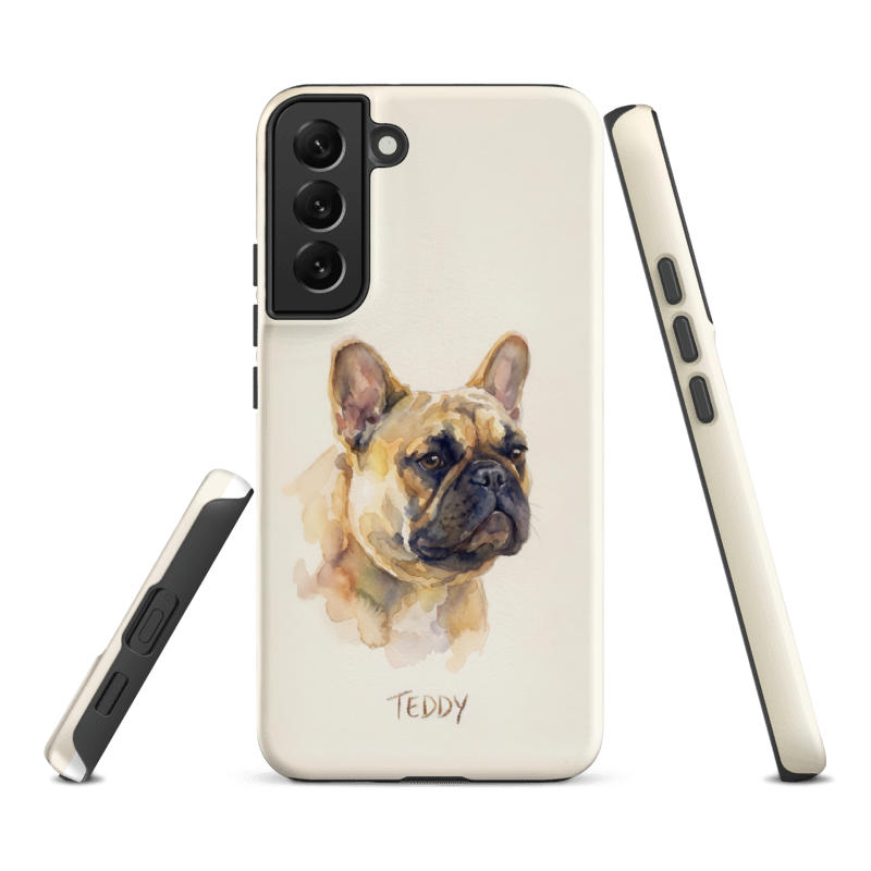 Watercolor Pet Portrait Case for Samsung Galaxy S22 Plus