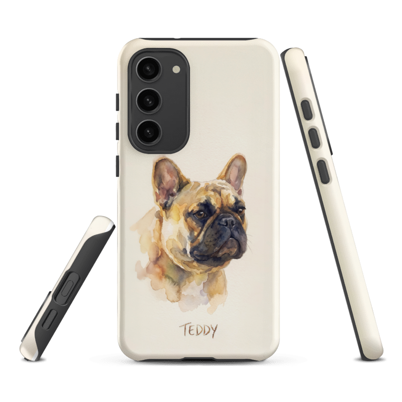 Watercolor Pet Portrait Case for Samsung Galaxy S23 Plus