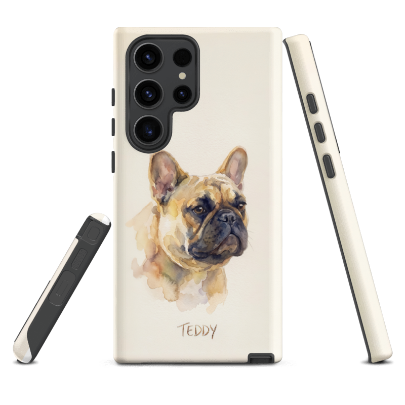 Watercolor Pet Portrait Case for Samsung Galaxy S23 Ultra