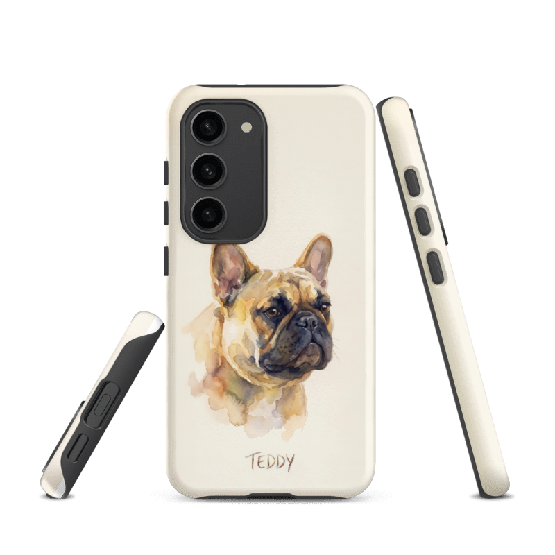 Watercolor Pet Portrait Case for Samsung Galaxy S23