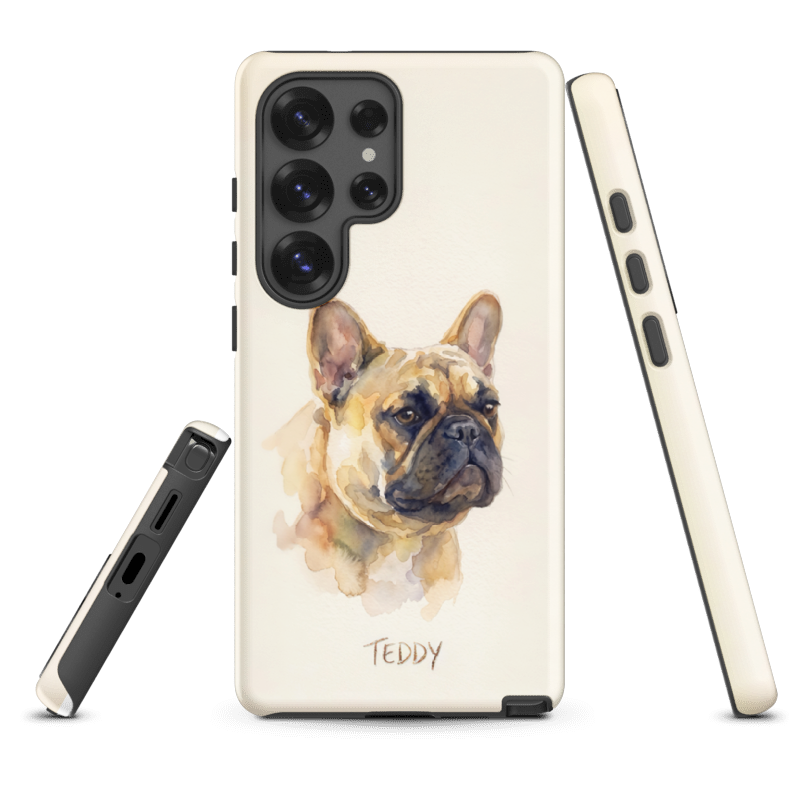 Watercolor Pet Portrait Case for Samsung Galaxy S25 Ultra