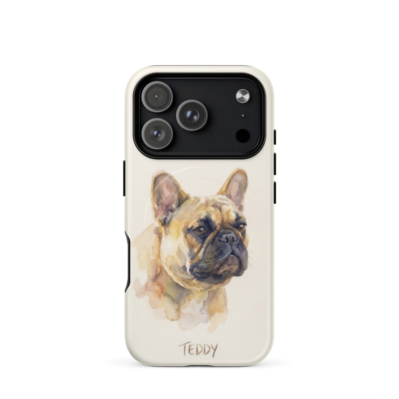 Watercolor Pet Portrait Case for iPhone 17 Pro