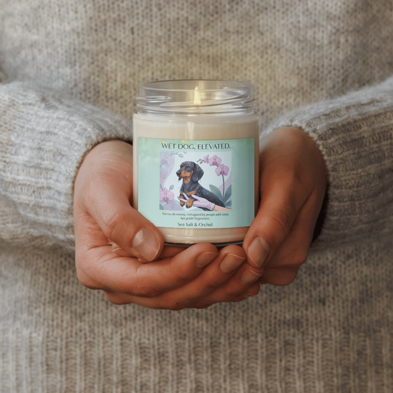 Wet Dog, Elevated Scented Soy Candle